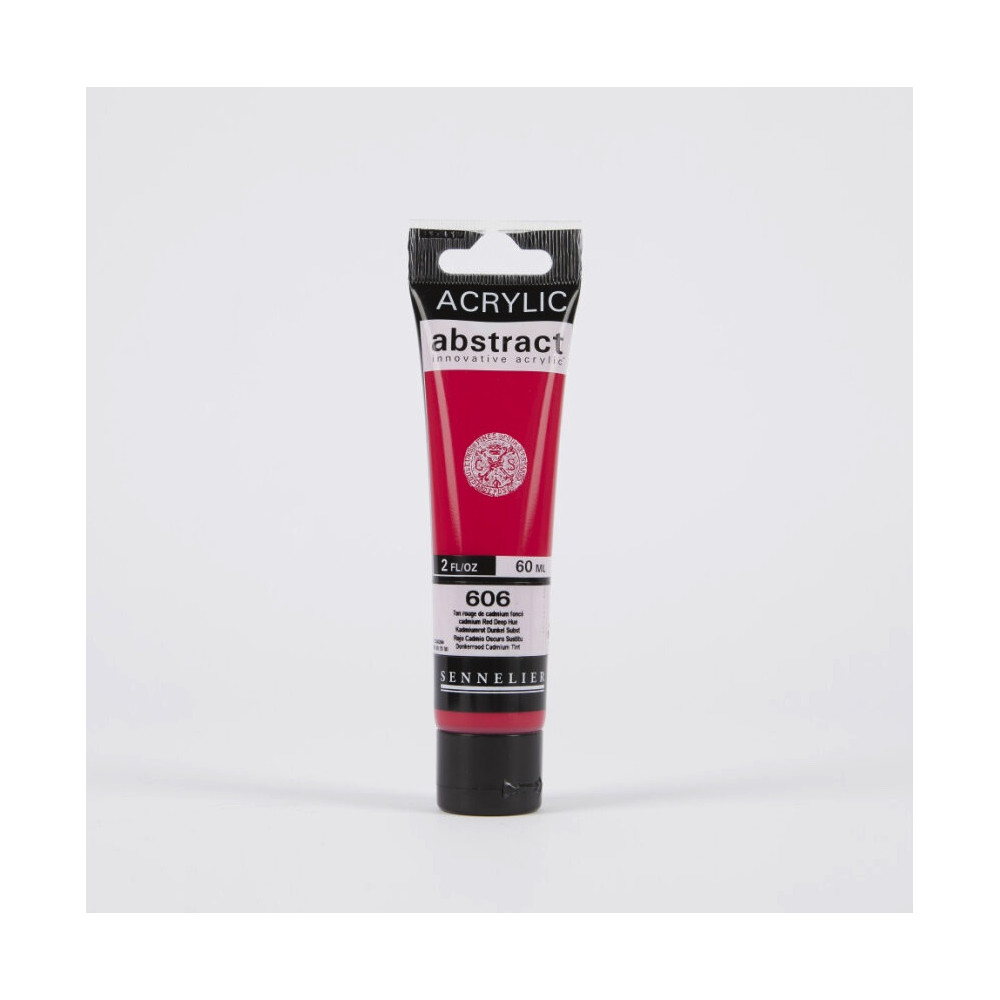 Abstract acrylic paint - Sennelier - 606, Cadmium Red Deep Hue, 60 ml