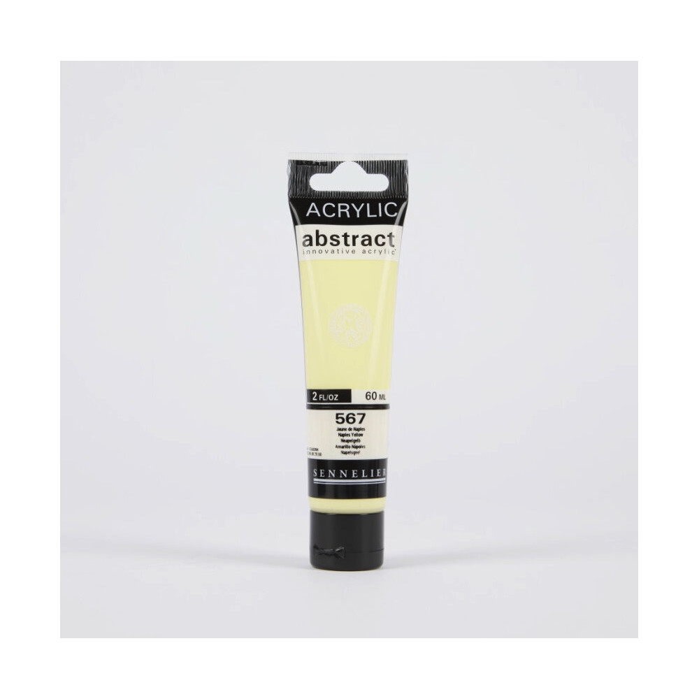 Abstract acrylic paint - Sennelier - 567, Naples Yellow, 60 ml