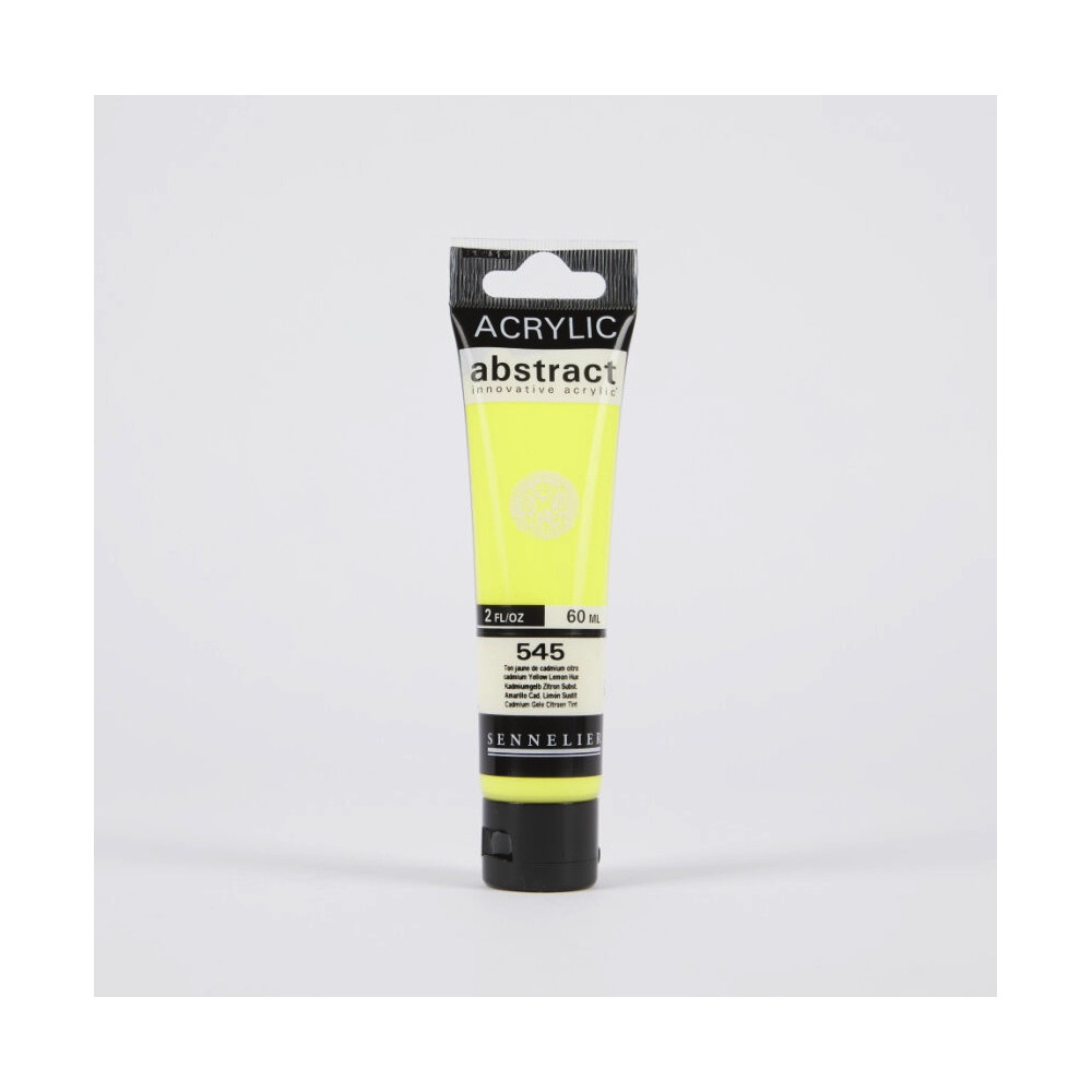 Farba akrylowa Abstract - Sennelier - 545, Cadmium Yellow Lemon Hue, 60 ml