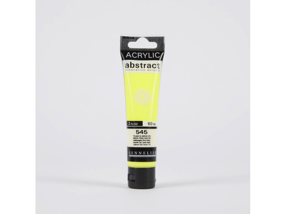 Farba akrylowa Abstract - Sennelier - 545, Cadmium Yellow Lemon Hue, 60 ml