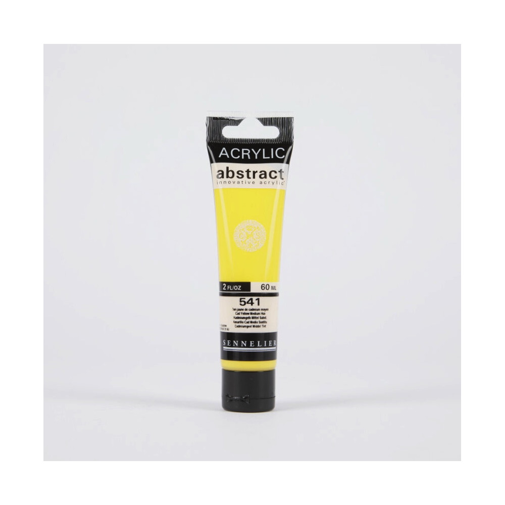 Abstract acrylic paint - Sennelier - 541, Cadmium Yellow Medium Hue, 60 ml