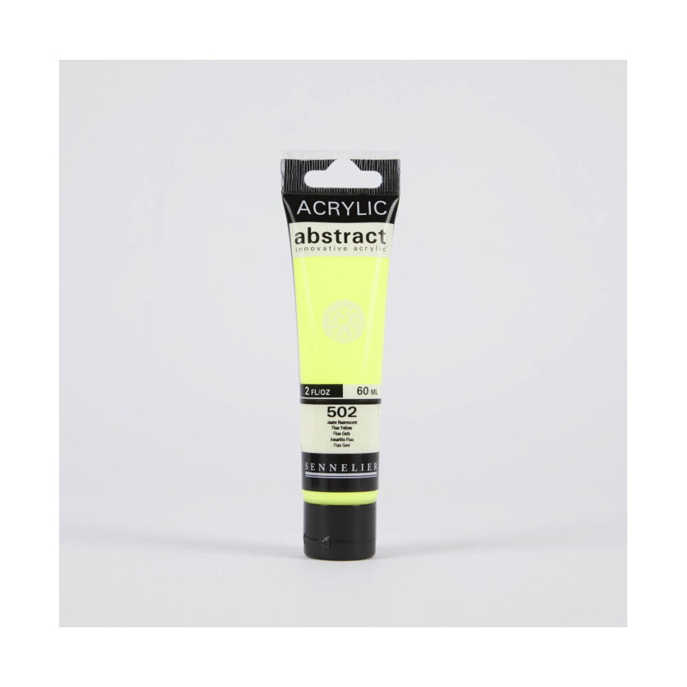 Farba akrylowa Abstract - Sennelier - 502, Fluorescent Yellow, 60 ml