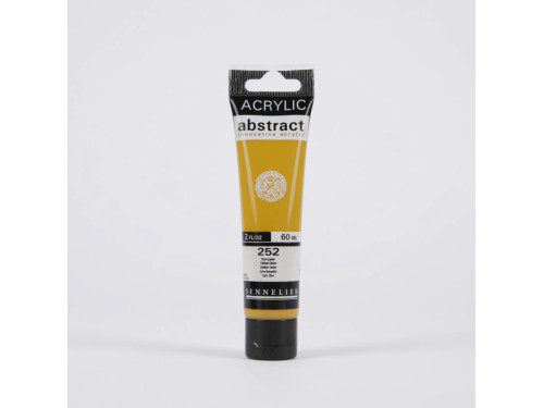 Abstract acrylic paint - Sennelier - 252, Yellow Ochre, 60 ml