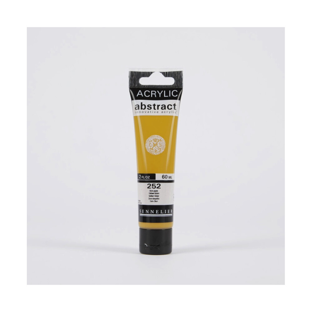 Abstract acrylic paint - Sennelier - 252, Yellow Ochre, 60 ml