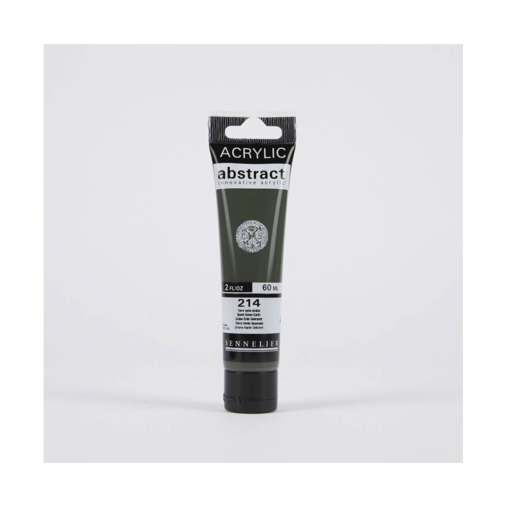 Farba akrylowa Abstract - Sennelier - 214, Burnt Green Earth, 60 ml