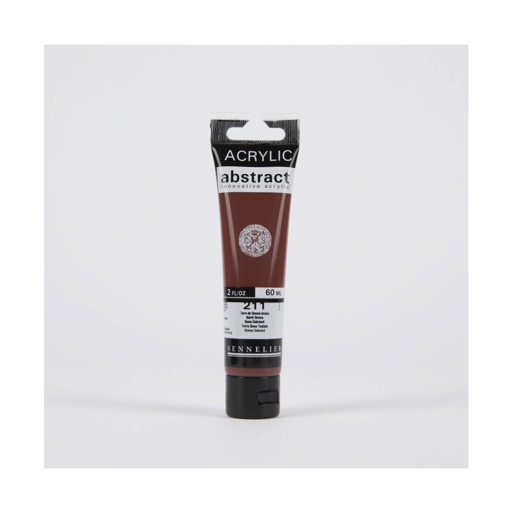 Abstract acrylic paint - Sennelier - 211, Burnt Sienna, 60 ml