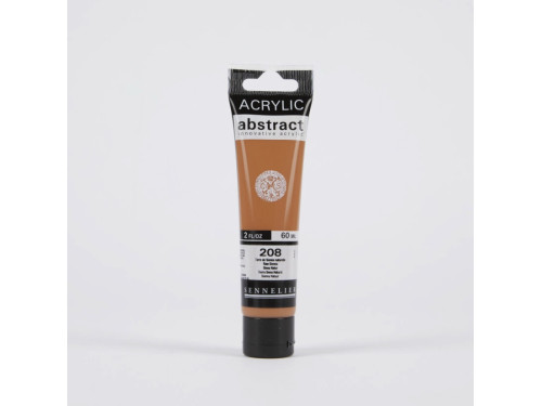 Farba akrylowa Abstract - Sennelier - 208, Raw Sienna, 60 ml