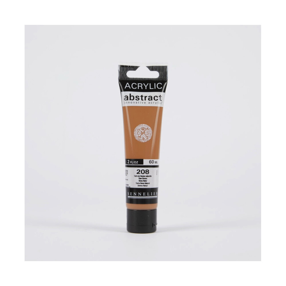 Abstract acrylic paint - Sennelier - 208, Raw Sienna, 60 ml