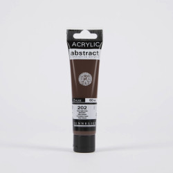Abstract acrylic paint - Sennelier - 202, Burnt Umber, 60 ml