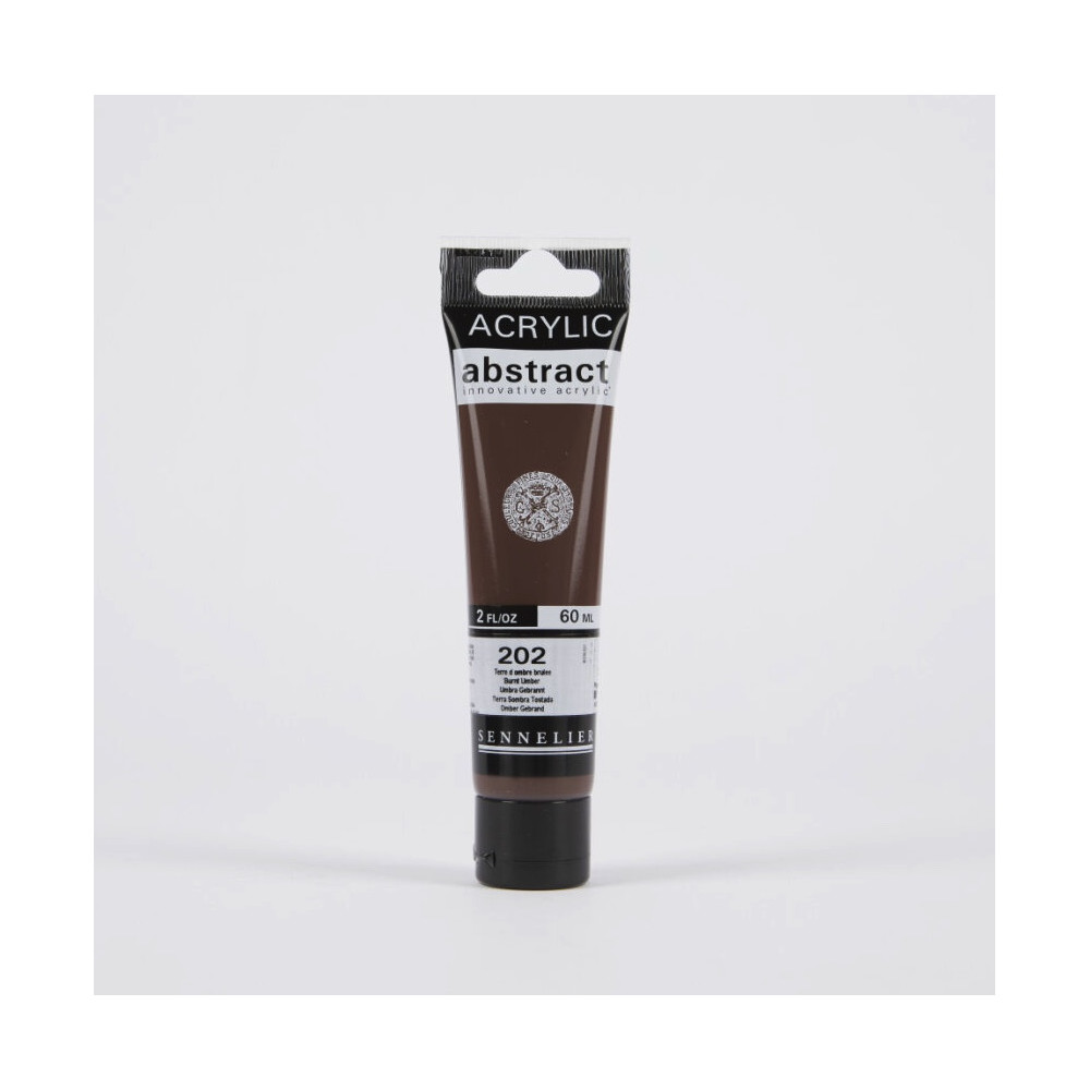 Farba akrylowa Abstract - Sennelier - 202, Burnt Umber, 60 ml