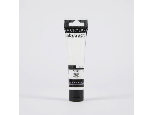 Abstract acrylic paint - Sennelier - 116, Titanium White, 60 ml