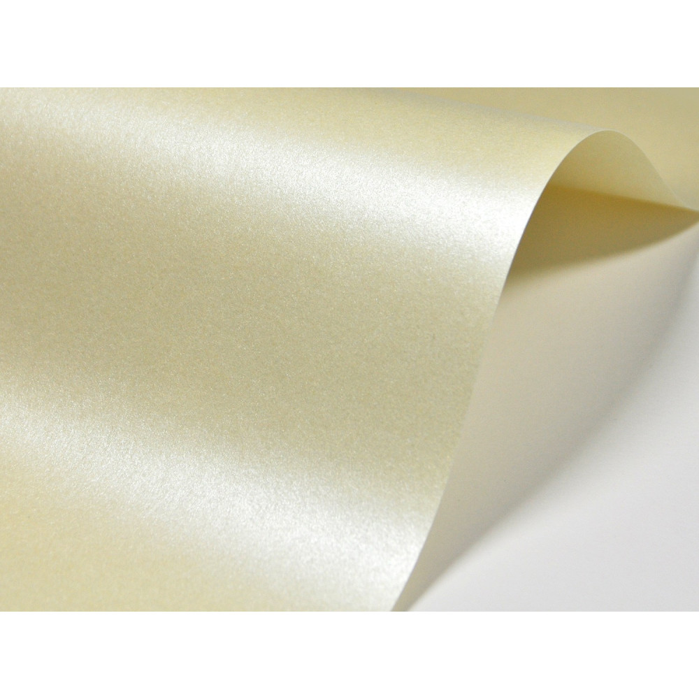 Papier Majestic 250g - Candlelight Cream, ecru, A4, 20 ark.