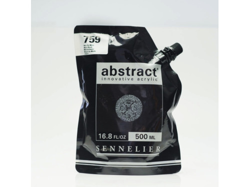 Farba akrylowa Abstract - Sennelier - 759, Mars Black, 500 ml