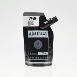 Abstract acrylic paint - Sennelier - 759, Mars Black, 120 ml
