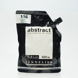 Farba akrylowa Abstract - Sennelier - 116, Titanium White, 500 ml