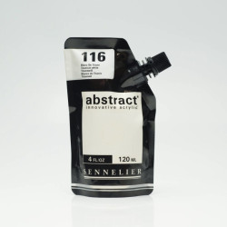 Abstract acrylic paint - Sennelier - 116, Titanium White, 120 ml