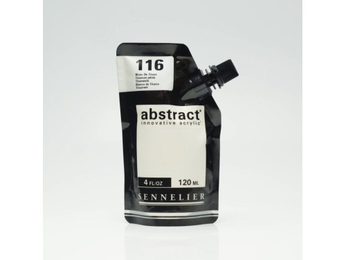 Farba akrylowa Abstract - Sennelier - 116, Titanium White, 120 ml