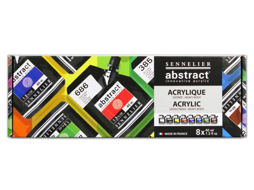 Set of Abstract acrylic paints - Sennelier - 8 x 40 ml