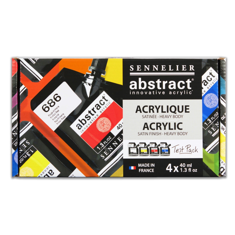 Set of Abstract acrylic paints - Sennelier - 4 x 40 ml