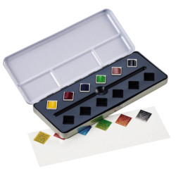 Set of l'Aquarelle Experience watercolor half-pans - Sennelier - 6 pcs.