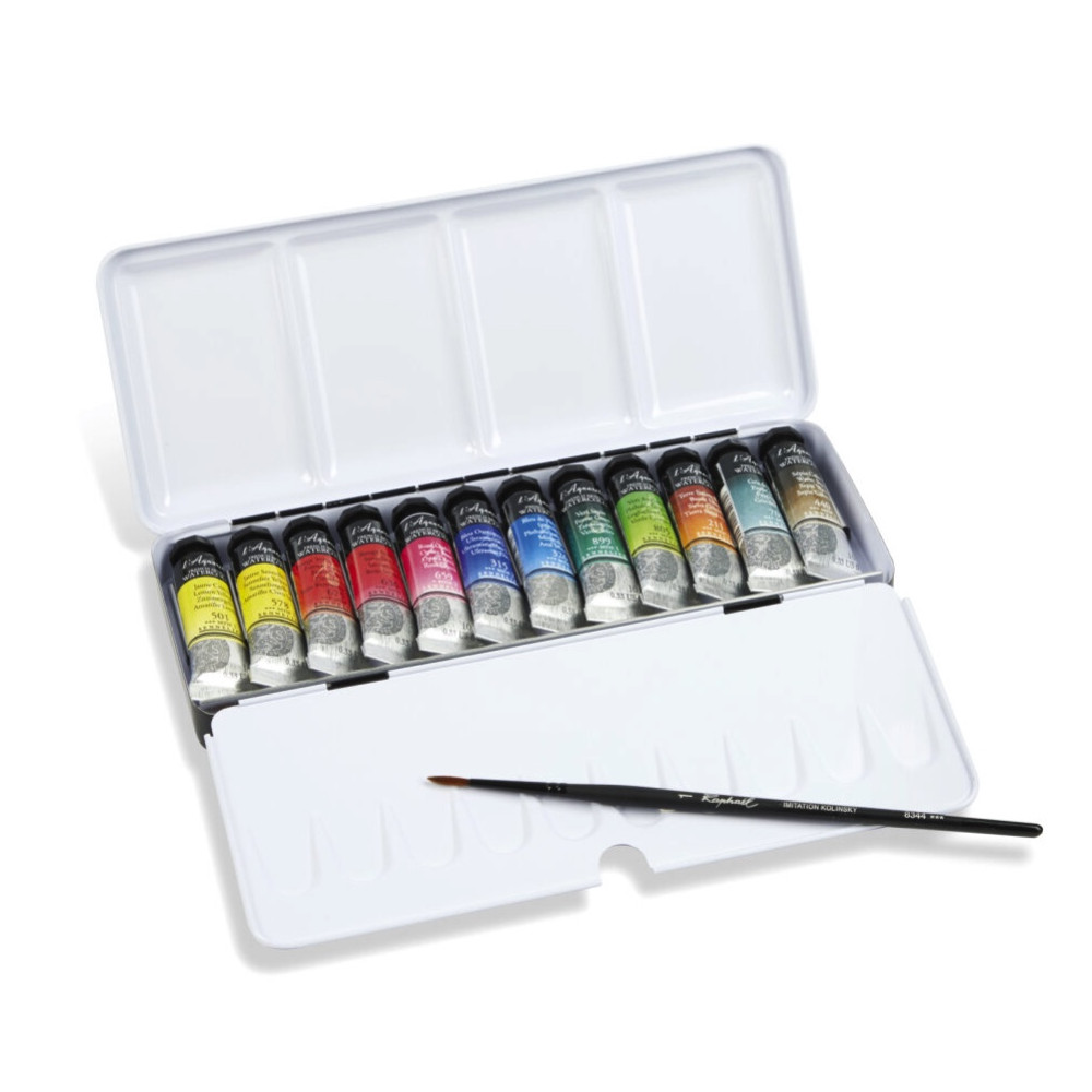 Set of l’Aquarelle watercolor paints - Sennelier - 12 x 10 ml