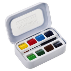 Set of l'Aquarelle Aqua-mini watercolor half-pans - Sennelier - 8 pcs.