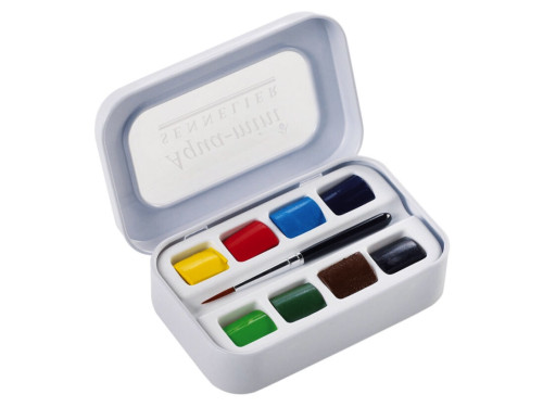 Zestaw akwareli w półkostkach l'Aquarelle Aqua-mini - Sennelier - 8 szt.