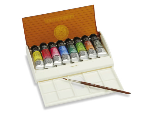 Set of l’Aquarelle Travel Box watercolor paints - Sennelier - 8 x 10 ml