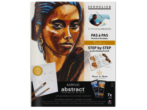 Abstract painting art set - Sennelier - Kabari
