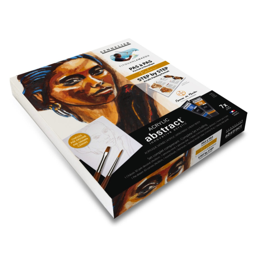 Zestaw artystyczny do malowania Abstract - Sennelier - Kabari