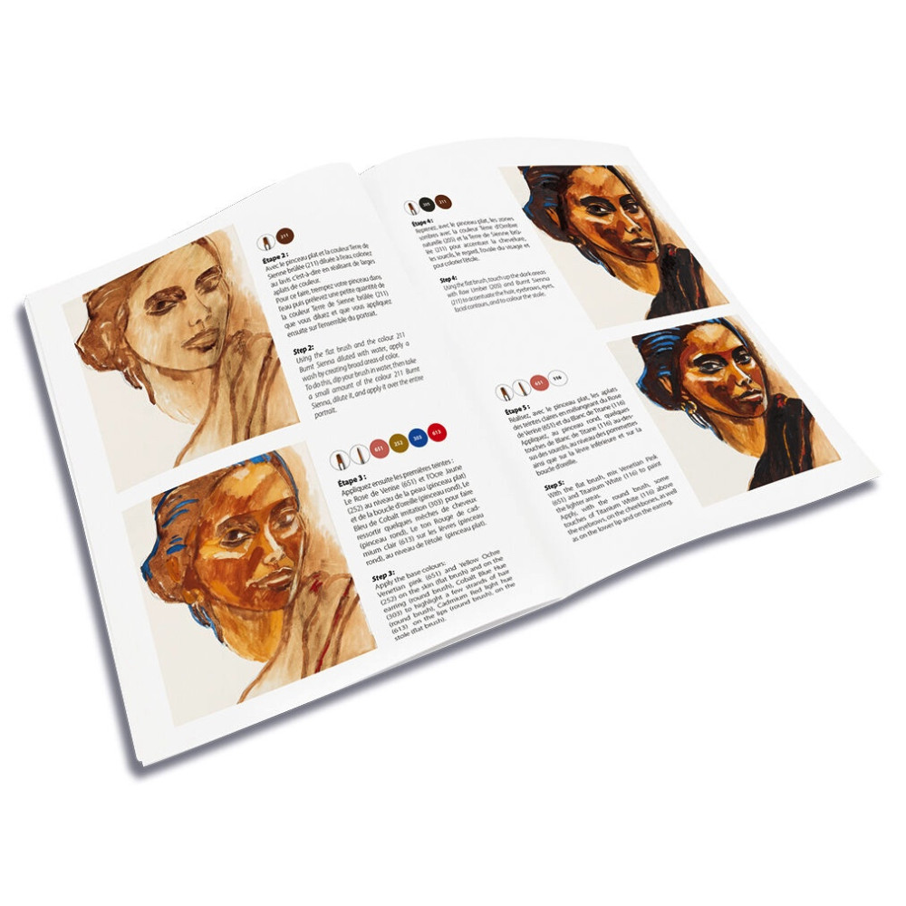 Zestaw artystyczny do malowania Abstract - Sennelier - Kabari