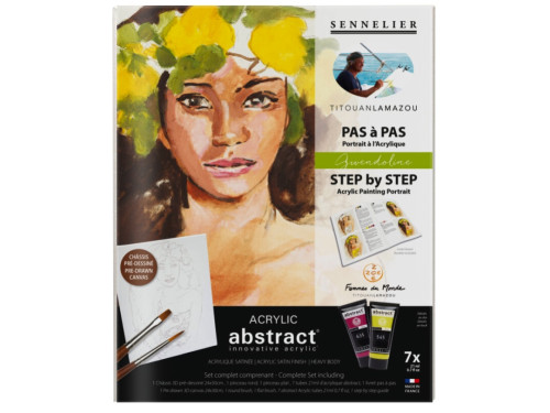 Abstract painting art set - Sennelier - Gwendoline