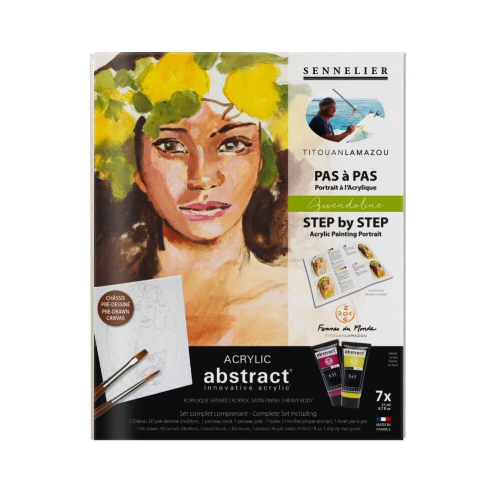 Abstract painting art set - Sennelier - Gwendoline