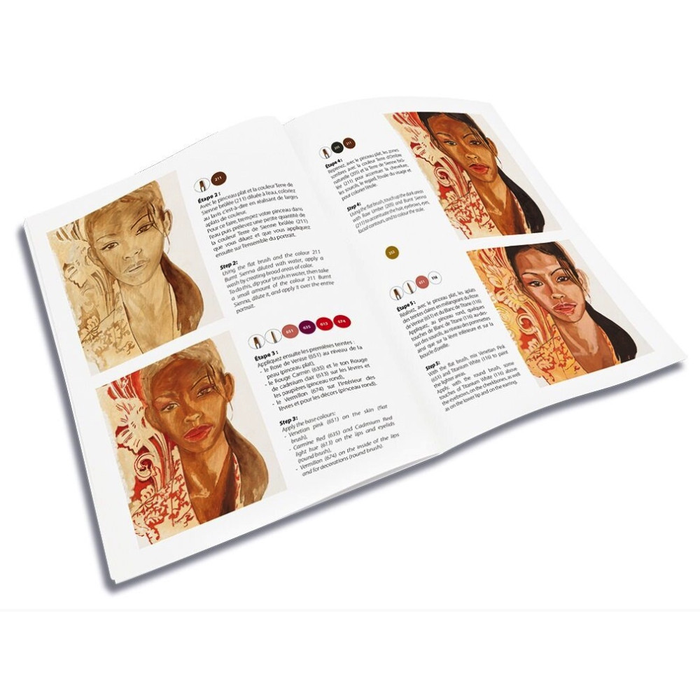 Zestaw artystyczny do malowania Abstract - Sennelier - Dayu