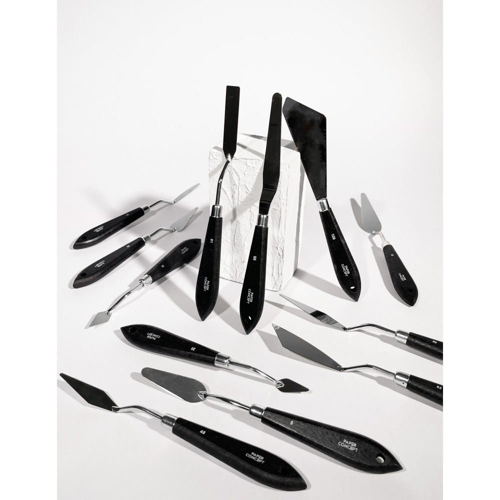 Palette knife with wooden handle - PaperConcept - no. 45