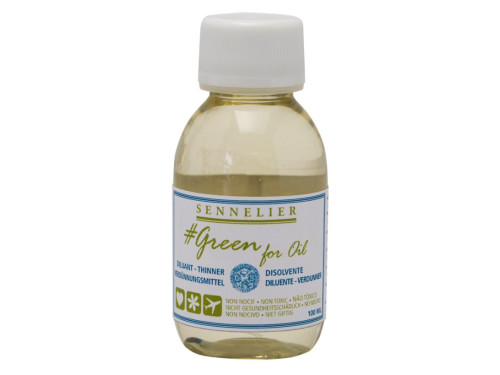 Green for Oil Thinner solvent - Sennelier - 100 ml