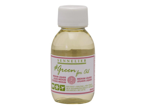 Medium do farb olejnych Green For Oil - Sennelier - 100 ml