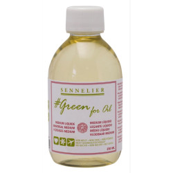 Medium do farb olejnych Green For Oil - Sennelier - 250 ml