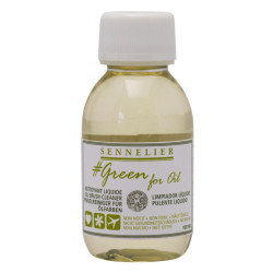 Płyn do czyszczenia pędzli Green For Oil - Sennelier - 100 ml