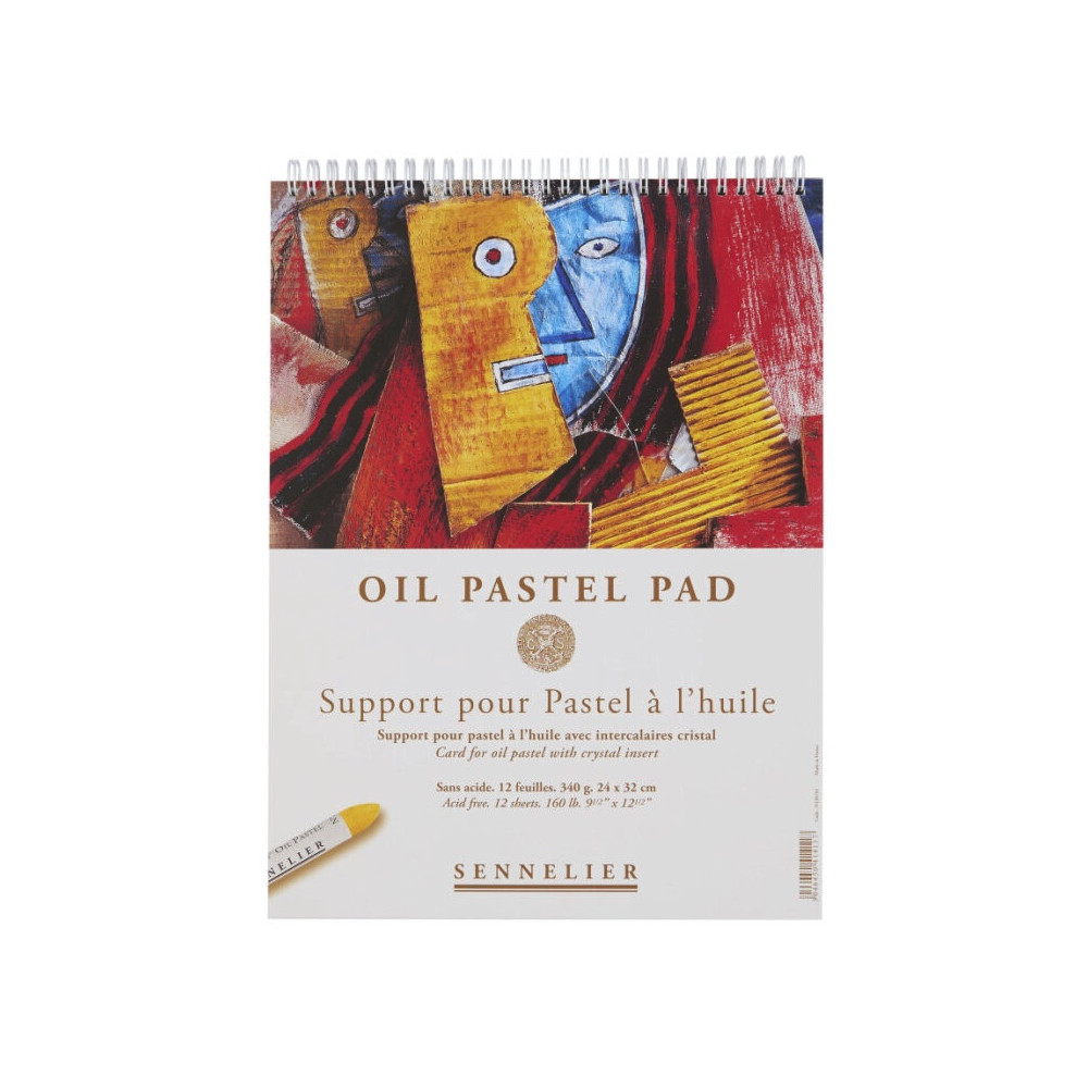Blok do pasteli olejnych - Sennelier - 24 x 32 cm, 340 g, 12 ark.