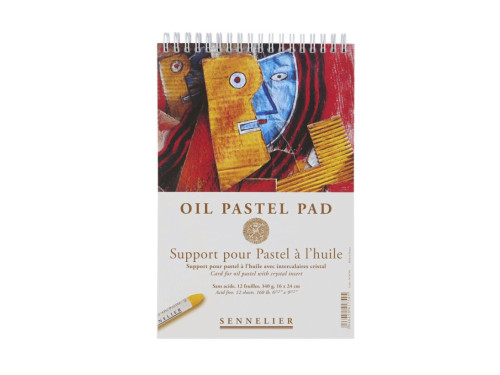 Oil pastel pad - Sennelier - 16 x 24 cm, 340 g, 12 ark.