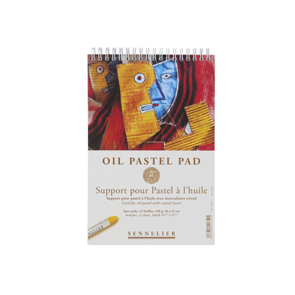 Blok do pasteli olejnych - Sennelier - 16 x 24 cm, 340 g, 12 ark.