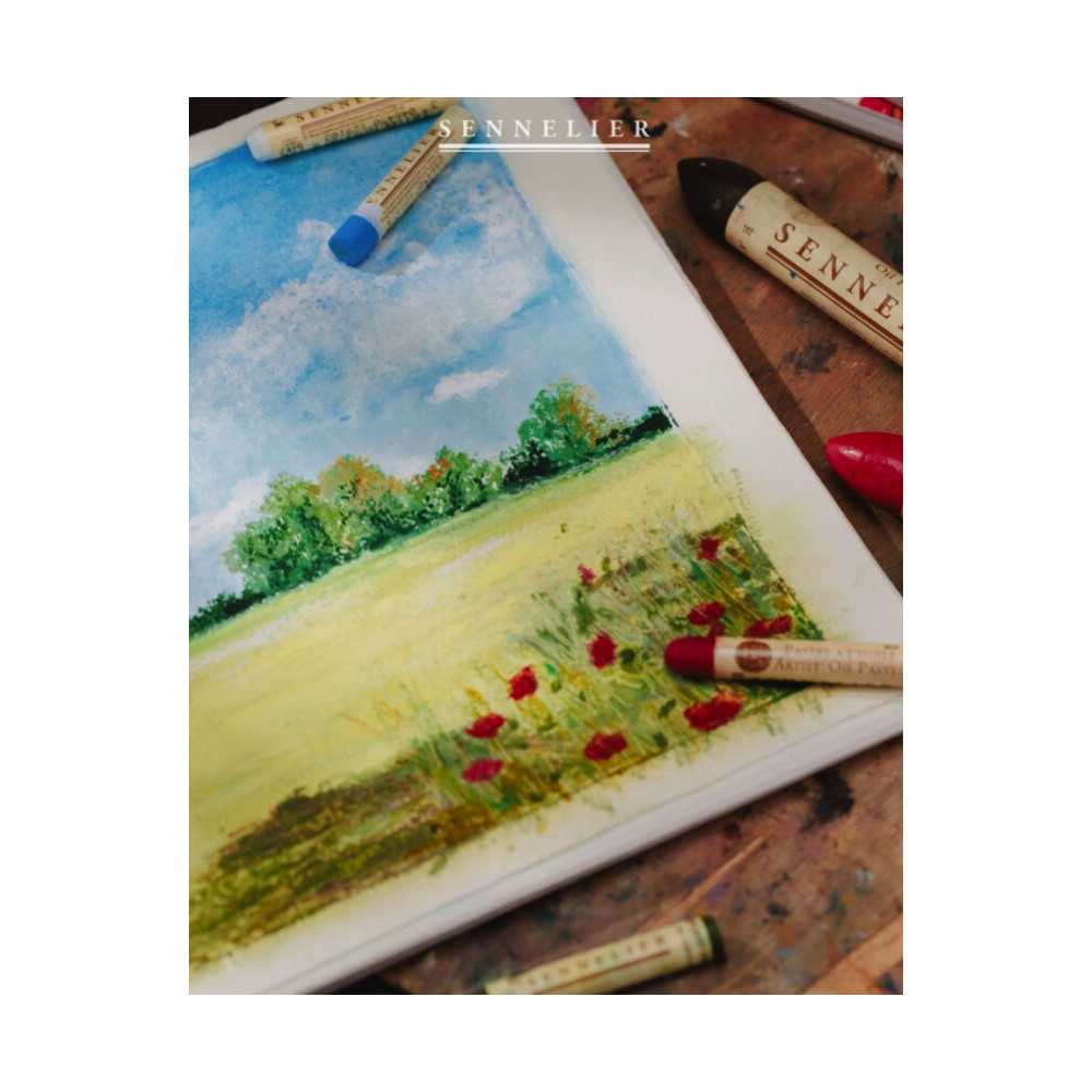 Blok do pasteli olejnych - Sennelier - 24 x 32 cm, 340 g, 12 ark.