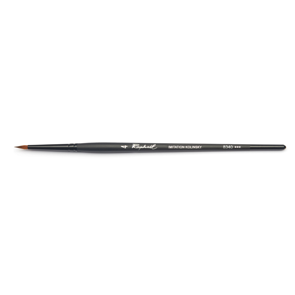 Round, synthetic bristles, Stradivarius brush, 8340 series - Raphael - no. 4