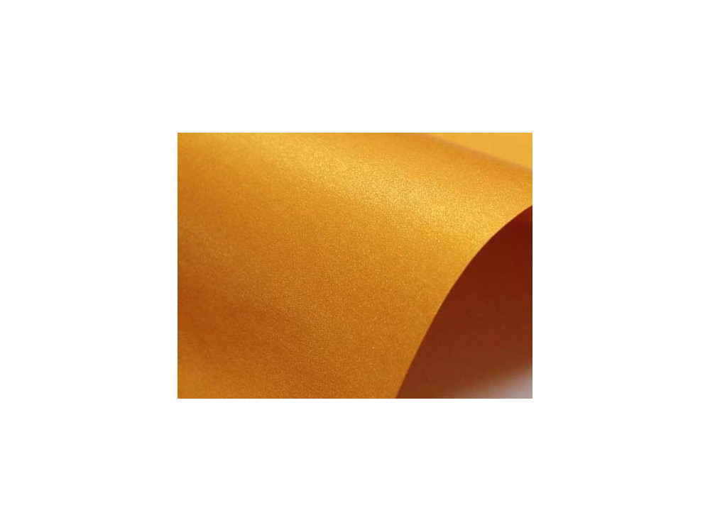 Sirio Pearl Paper 125g - Orange Glow, A4, 20 sheets