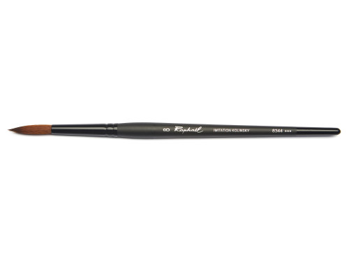 Fine round, synthetic bristles, Stradivarius brush, 8344 series - Raphael - no. 8