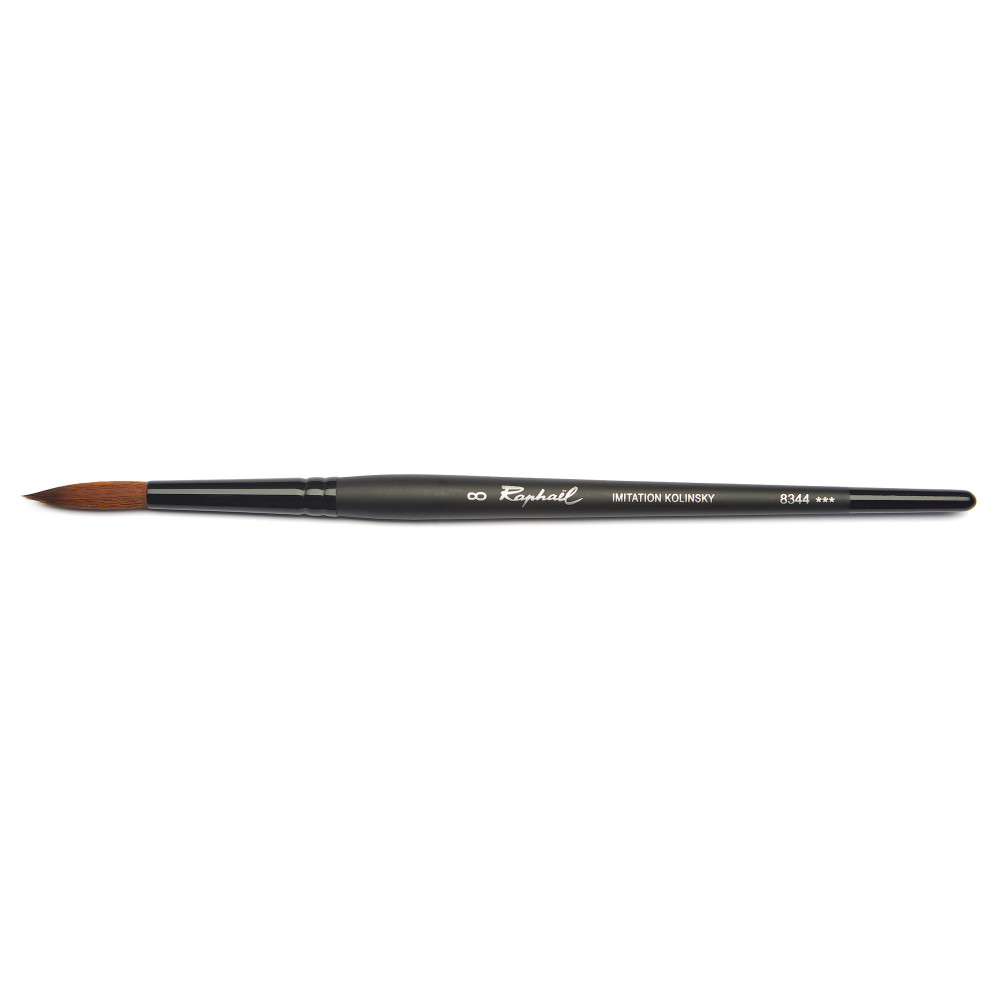 Fine round, synthetic bristles, Stradivarius brush, 8344 series - Raphael - no. 8