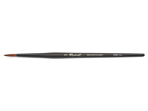 Pędzel okrągły cienki, syntetyczny, Stradivarius seria 8344 - Raphael - nr 3