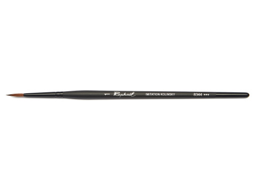Fine round, synthetic bristles, Stradivarius brush, 8344 series - Raphael - no. 1