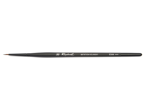 Fine round, synthetic bristles, Stradivarius brush, 8344 series - Raphael - no. 3/0